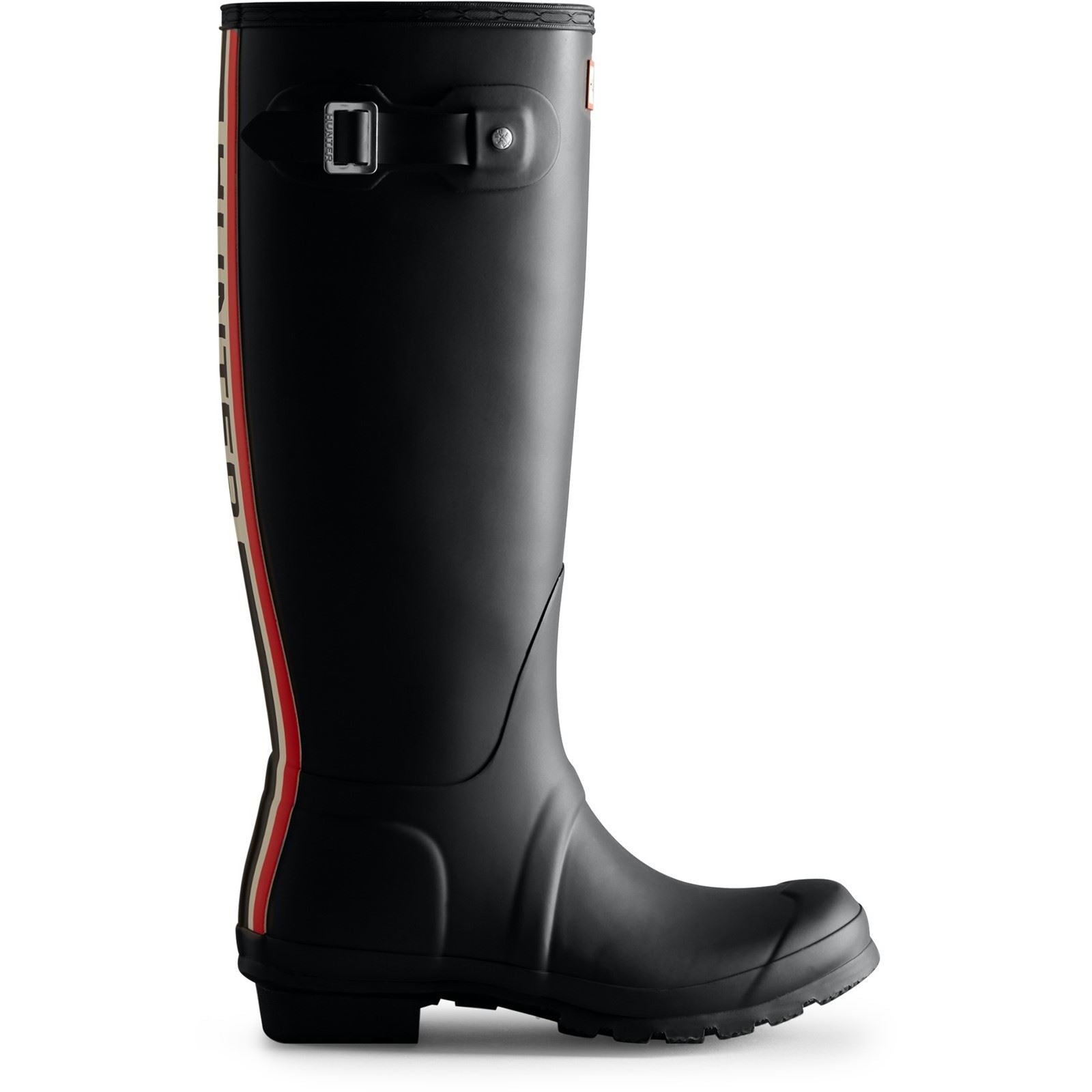 Hunter Womens Original Tall Bottes En Caoutchouc Pour Femmes, Noires