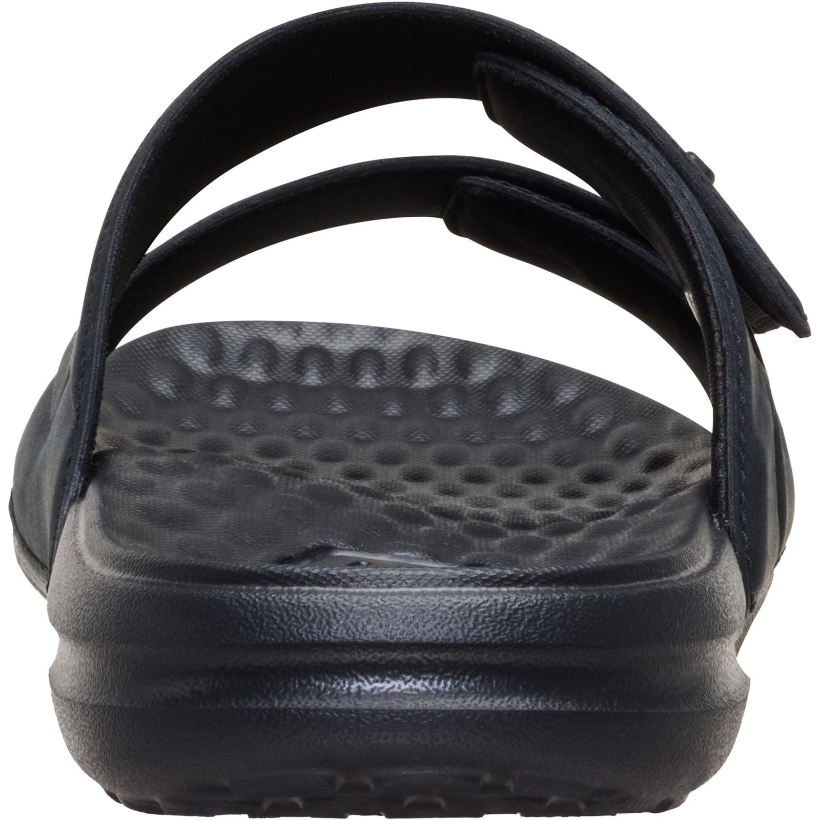 HEYDUDE Wave 2 Strap Sandales Noires/Noires Pour Hommes En Polyuréthane