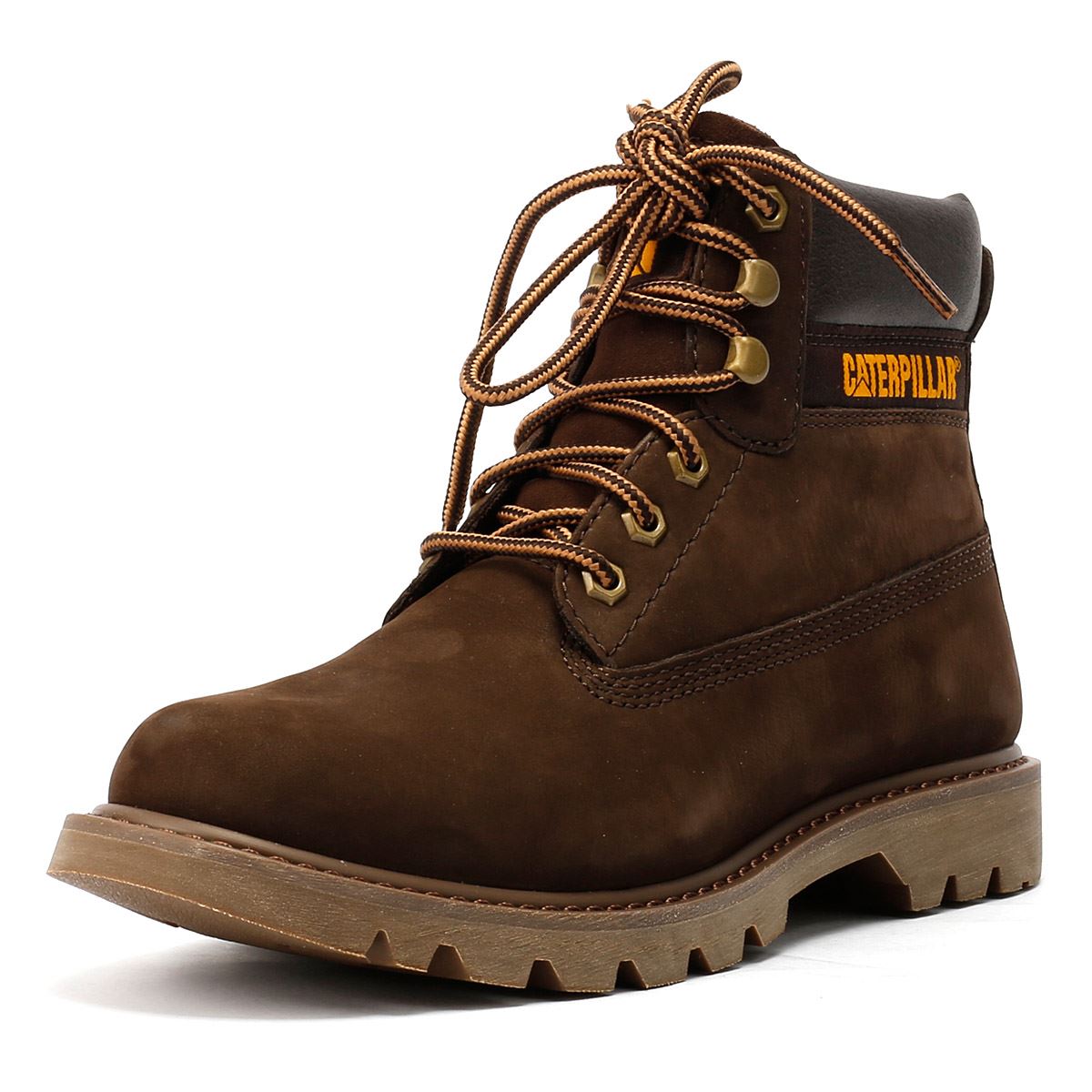 Caterpillar Colorado 2.0 Bottes En Cuir Marron Pour Hommes