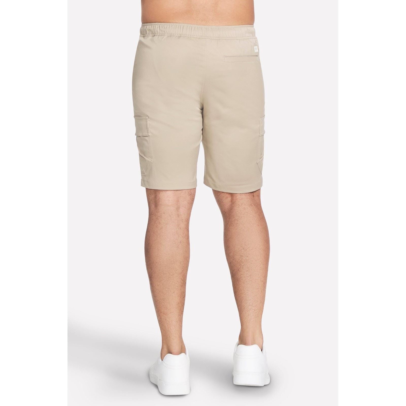 Skechers Performance Downtown Cargo 9 Inch Short Shorts En Polyester Pour Hommes, Longueur Genou Naturelle
