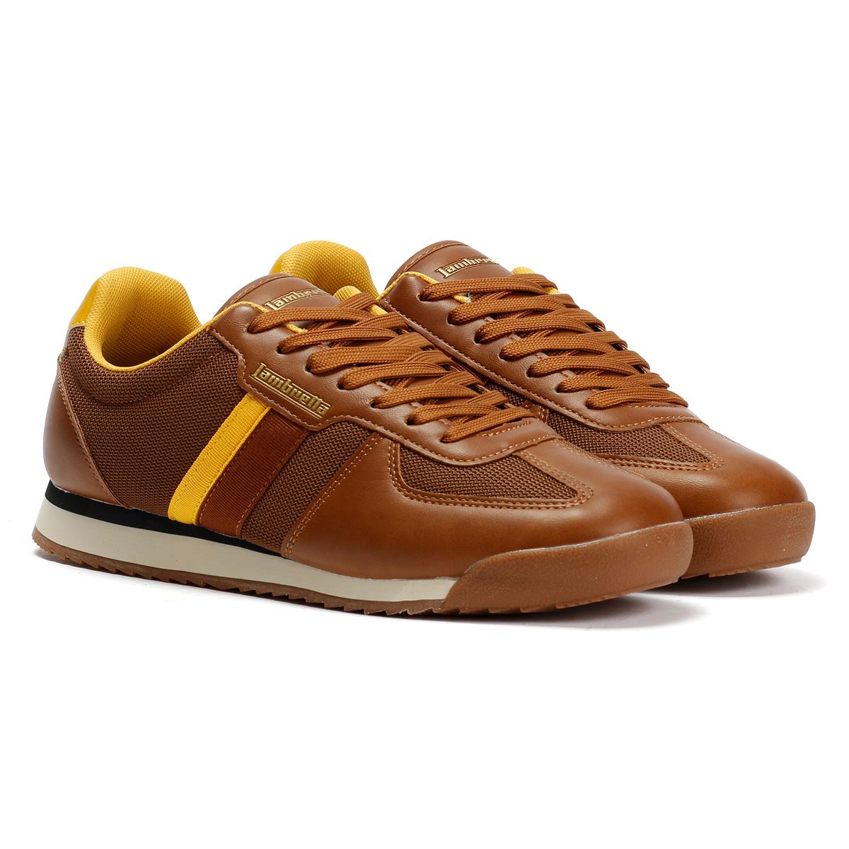 Lambretta Diego Baskets Brunes Pour Hommes