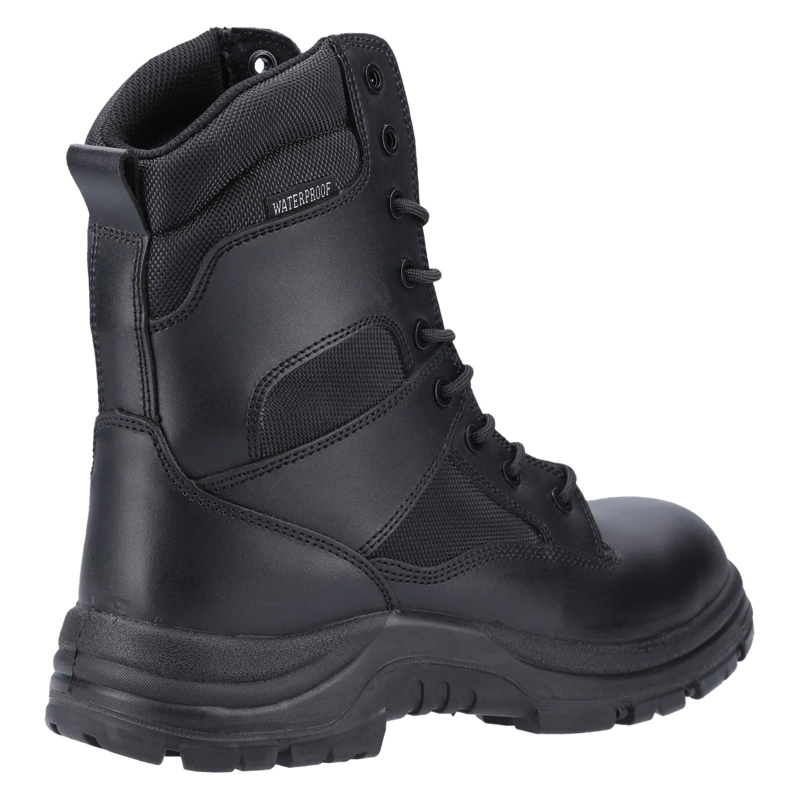 Amblers Safety  Bottes De Sécurité En Cuir Noir De Combat