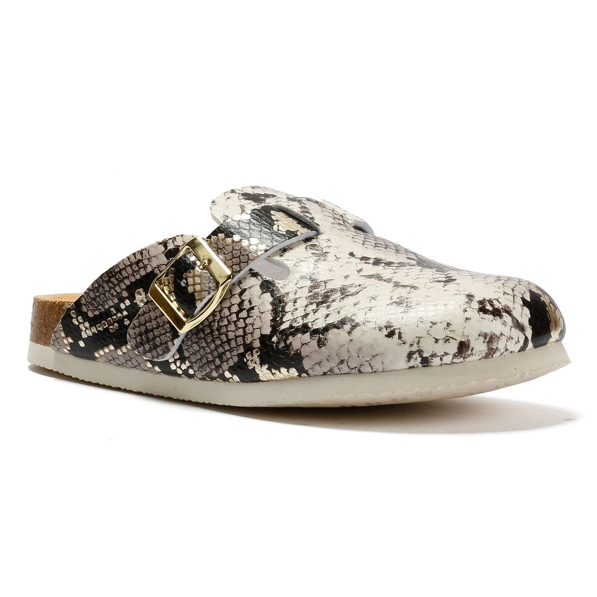 Penguin Poppy Mules Grises Pour Femmes