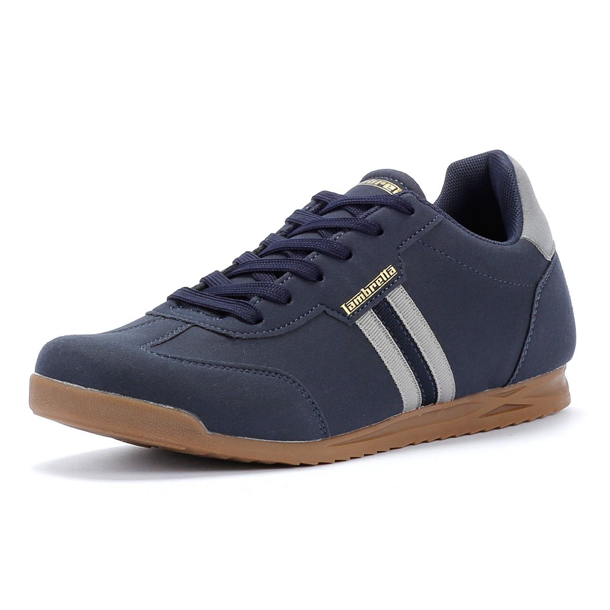 Lambretta Tackle Sneakers Homme Bleu Marine