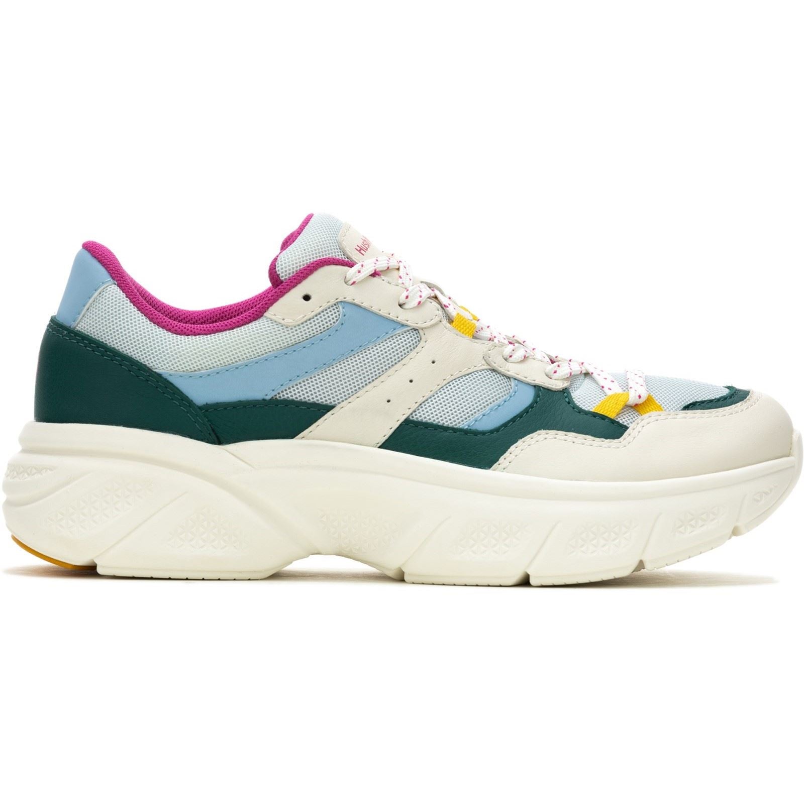 Hush Puppies Movement Baskets En Cuir Pour Femmes De Couleur Sarcelle