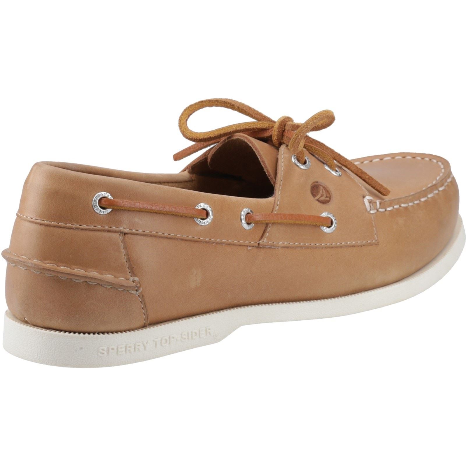 Sperry Tacoma Chaussures Bateau Pour Homme En Cuir Couleur Chameau