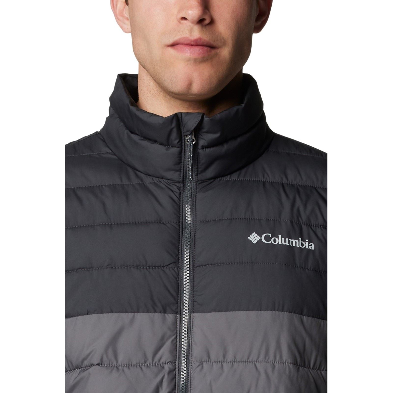 Columbia Powder Lite II Jacket Veste Matelassée Grise Pour Homme