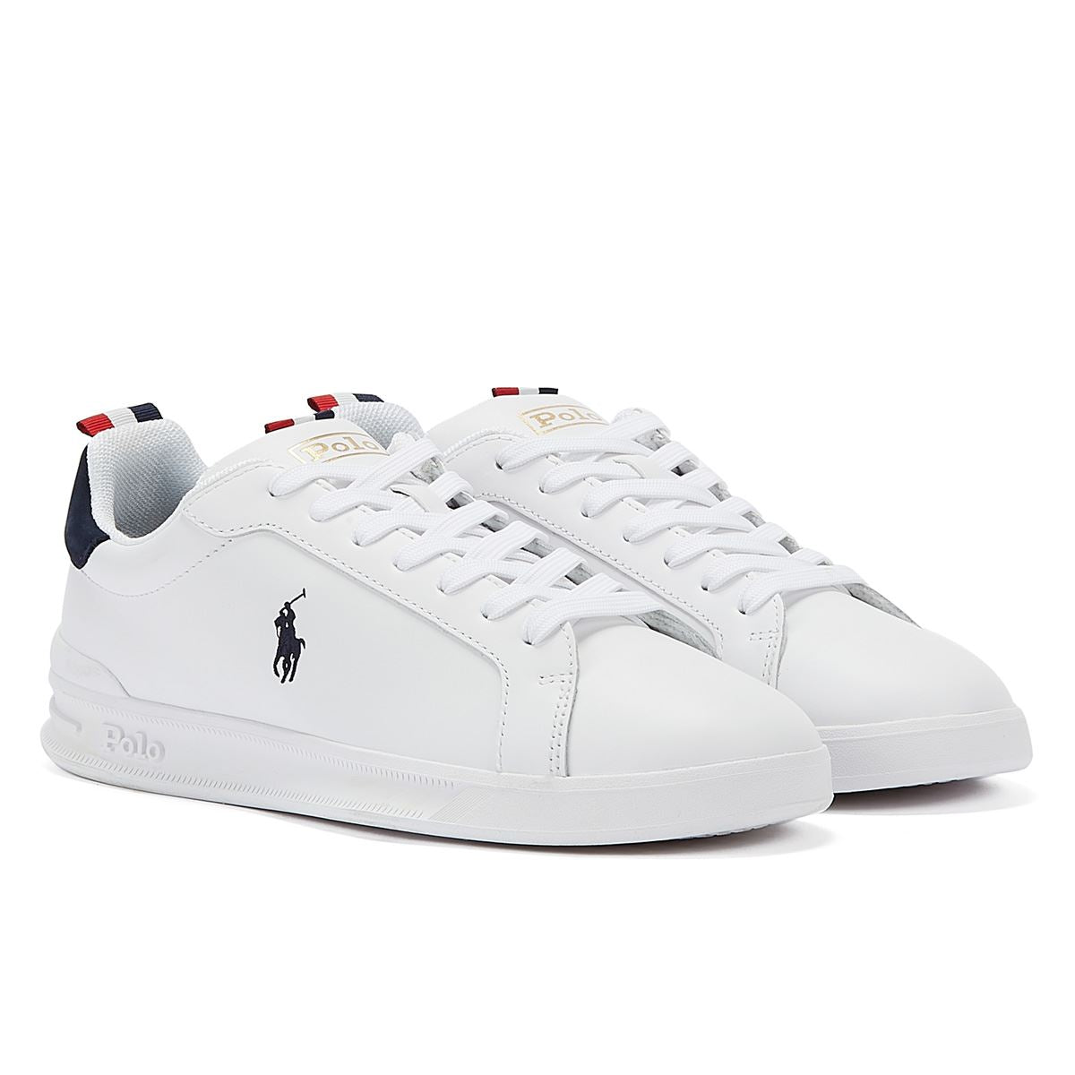 Ralph Lauren Baskets Basses Hrt Ct Ii, Blanches