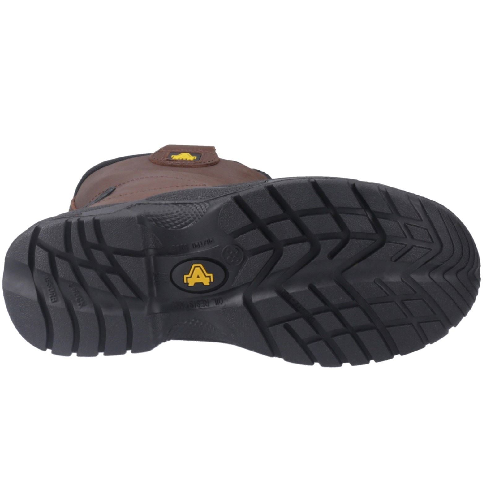 Amblers Safety  Bottes De Sécurité En Cuir Marron Fs245