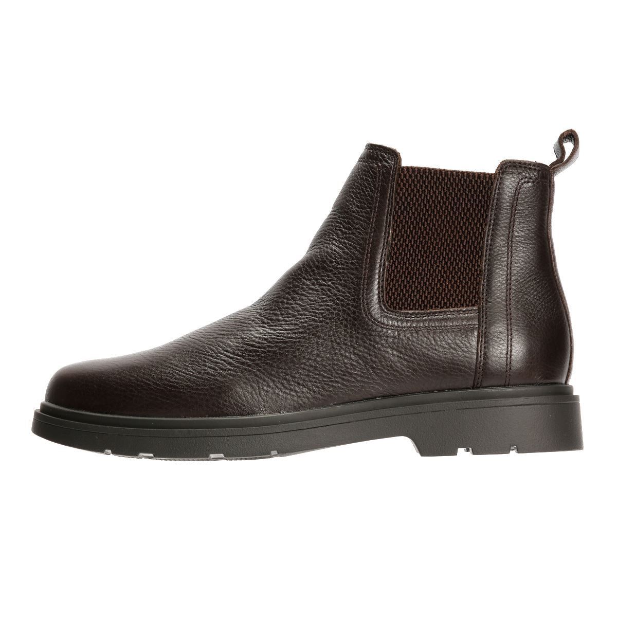 Geox Spherica EC1 C Tumble Bottes En Cuir Pour Hommes Marron