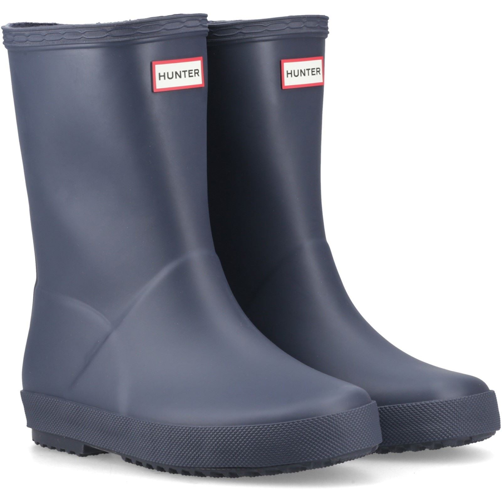 Hunter Kids First (Matte) Bottes De Pluie En Caoutchouc Unisexes Pour Enfants Bleu Marine
