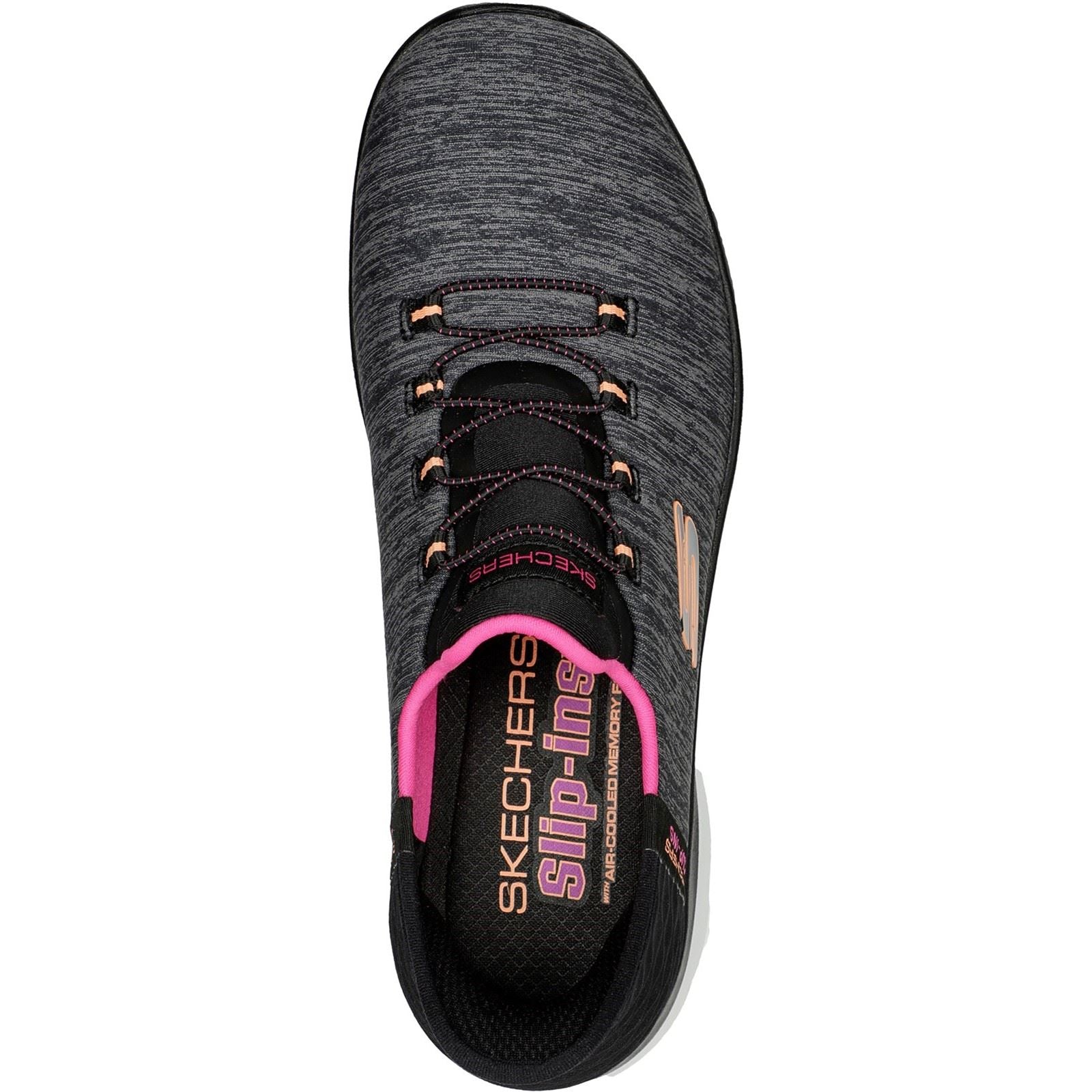 Skechers Summits Dazzling Haze Chaussures De Sport Pour Femmes Noires/Multicolores