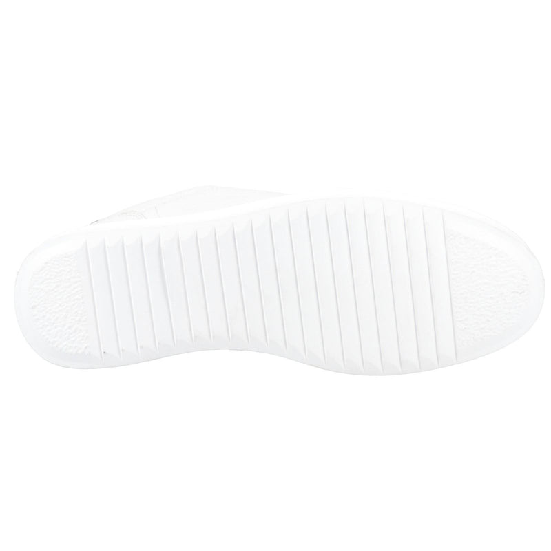 Hush Puppies Madden Baskets Blanches En Cuir Pour Hommes