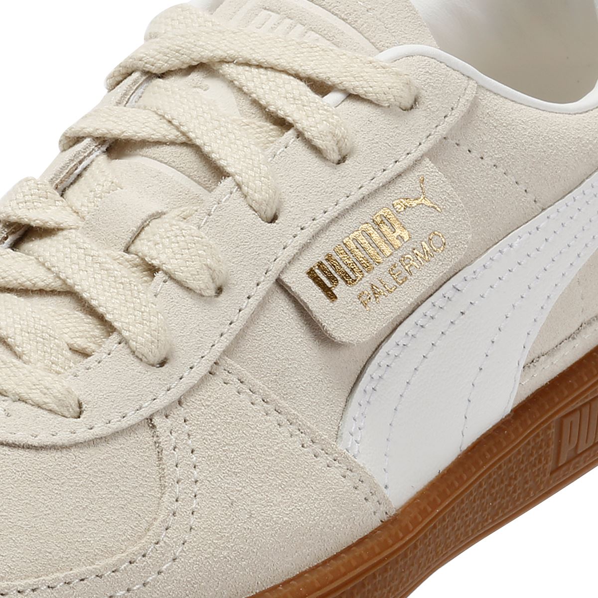 Puma Palermo Baskets Blanches Pour Femmes Suède