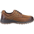 Hush Puppies Percy Chaussures En Cuir Pour Hommes À Lacets Tan