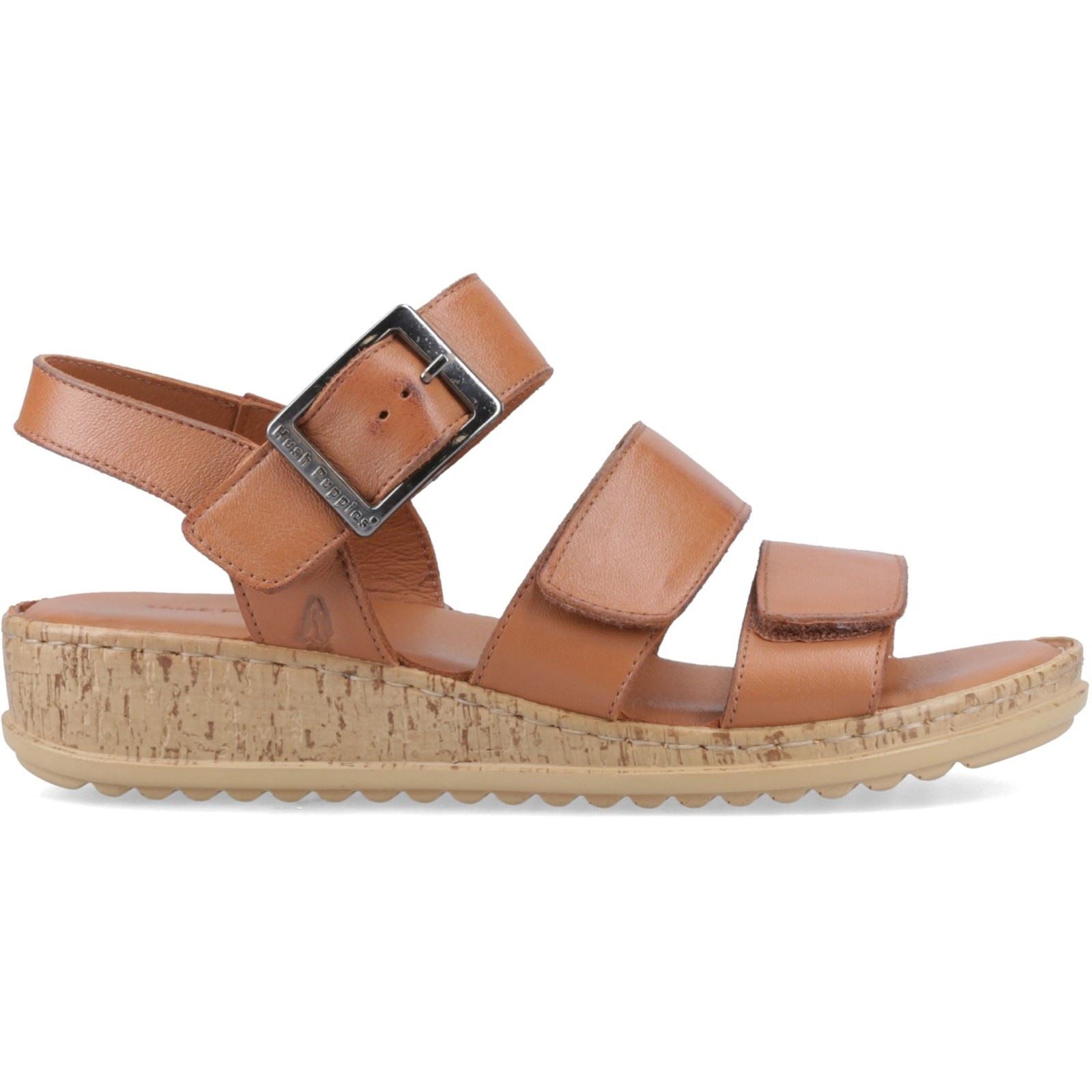 Hush Puppies Eliana Sandal Sandales En Cuir Pour Femmes Couleur Caramel