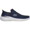 Skechers Bounder 2.0 Emerged Baskets Homme En Toile Bleu Marine