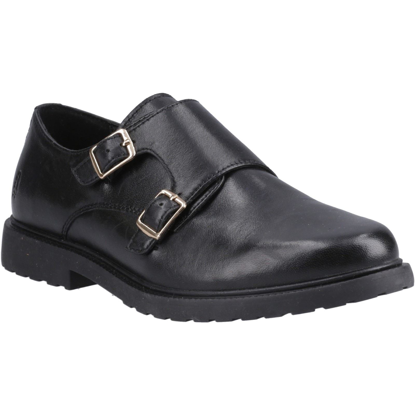 Hush Puppies Verity Chaussures Noires Pour Femmes En Cuir