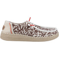 HEYDUDE Wendy Espadrille Retro Palm Mélange De Coton Esapdrilles Pour Femmes, Couleur Brun Centre/Vignette