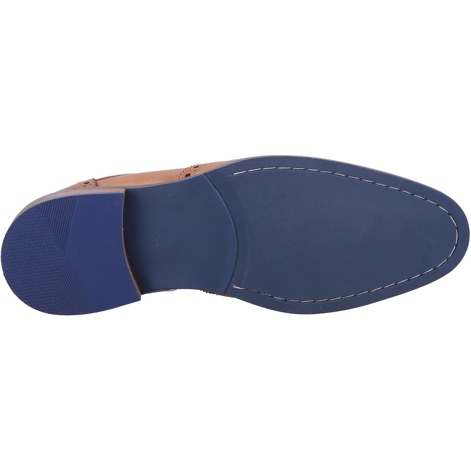 Hush Puppies Dustin Brogue Chaussures Richelieu Homme En Cuir Marron Clair