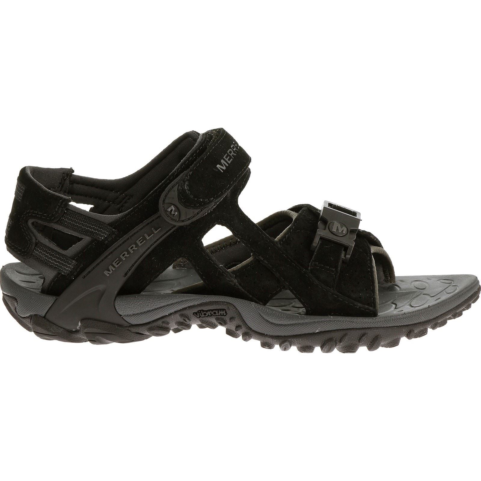 Merrell Kahuna III Sandales Noires Pour Hommes En Suede