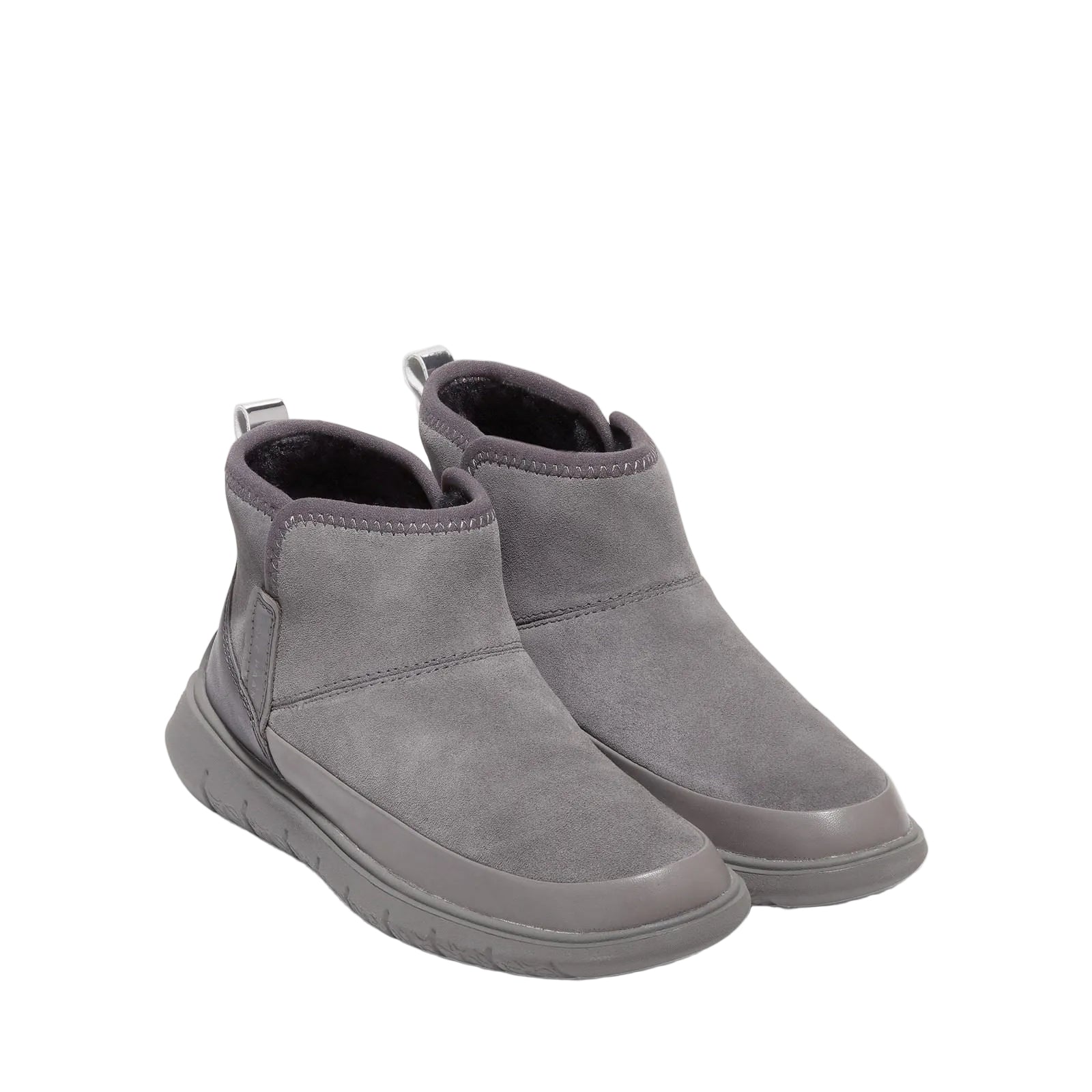 Cole Haan Generation ZeroGrand Bottes En Cuir Pour Femme De Couleur Grise