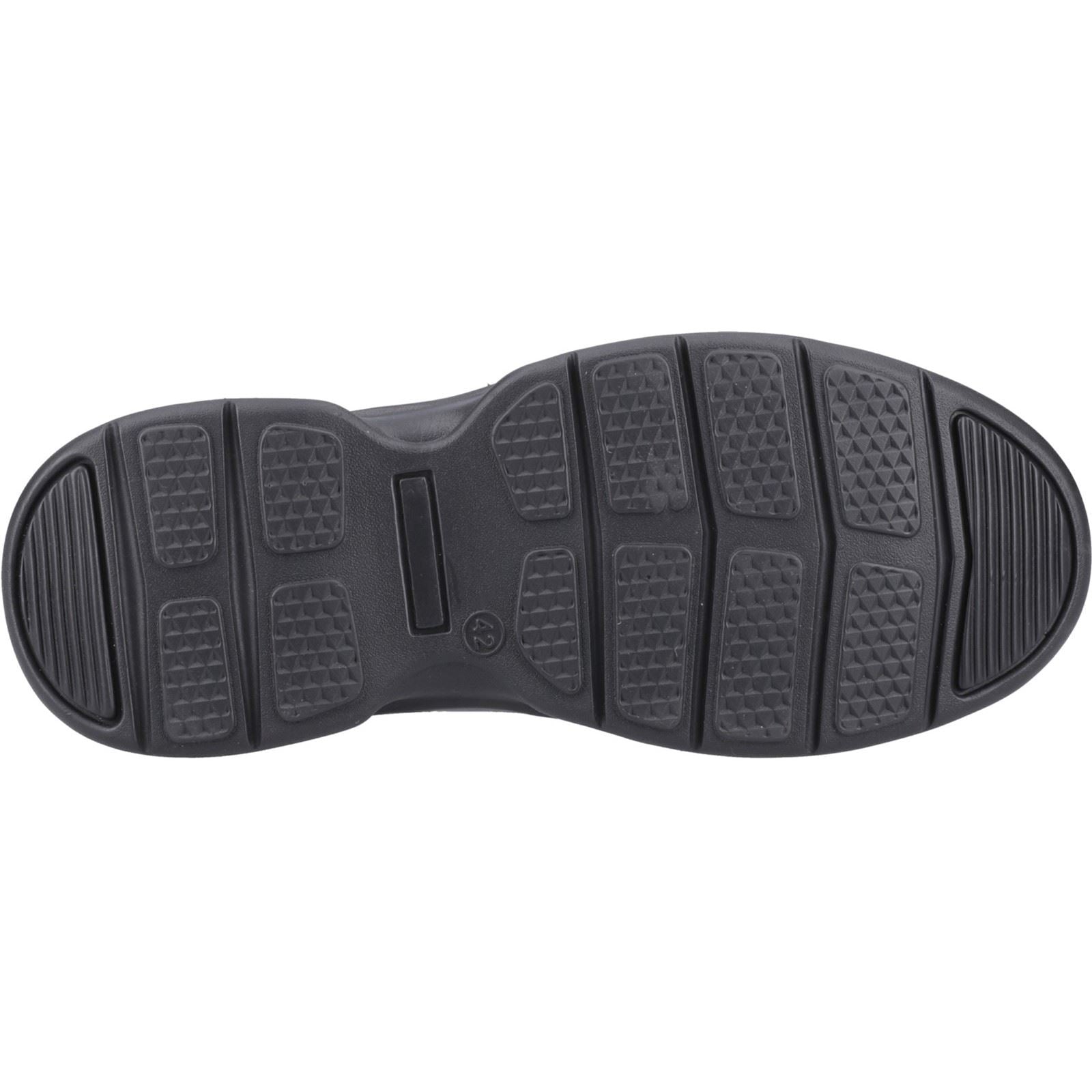 Hush Puppies Harold Chaussures Mocassins Noires Pour Hommes En Cuir