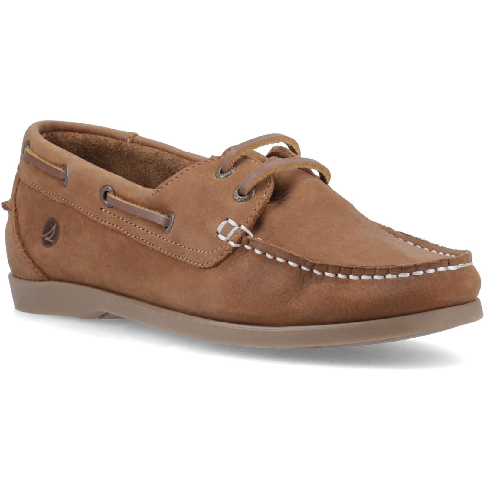 Sperry Balboa 2 Eye Boat Bateaux En Nubuck Pour Femmes Couleur Beige