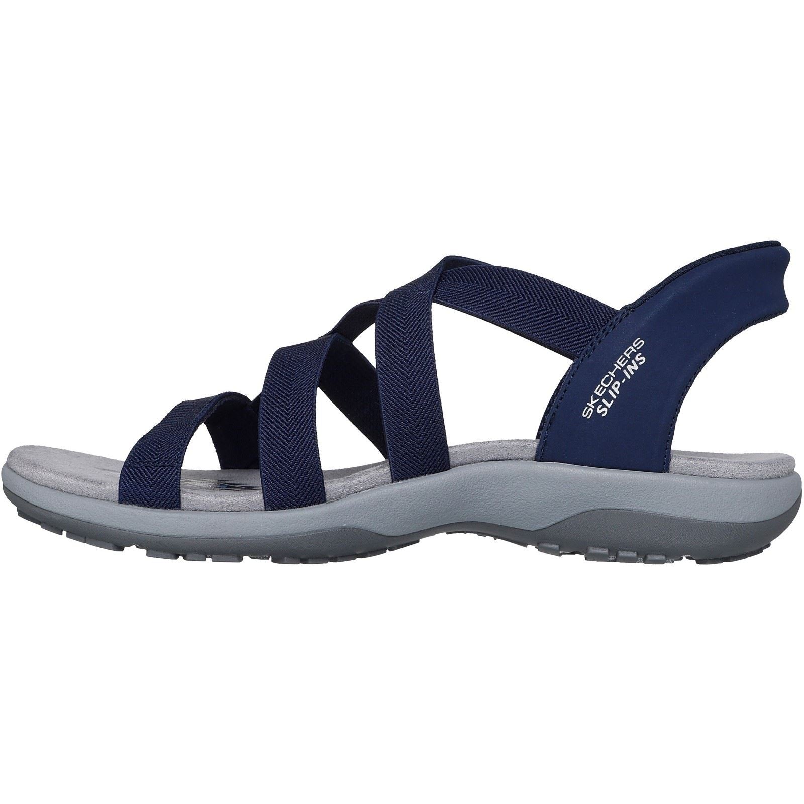 Skechers Reggae Slim - Stretch Flex Sandales Navales Pour Femmes