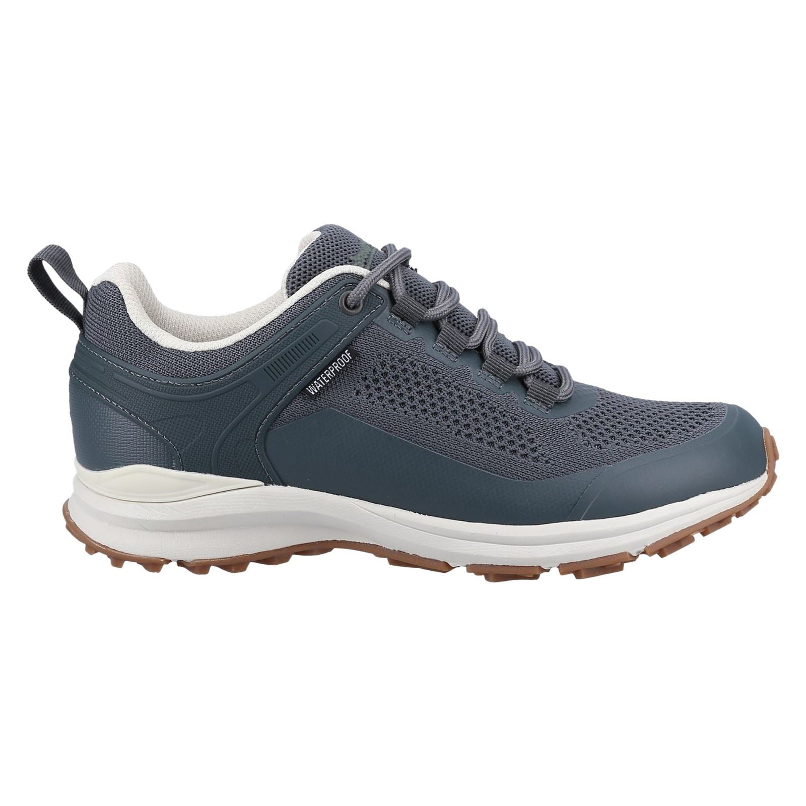 Cotswold Compton Chaussures De Sport Pour Femmes En Plastique Recyclé Et Pu Synthétique Gris