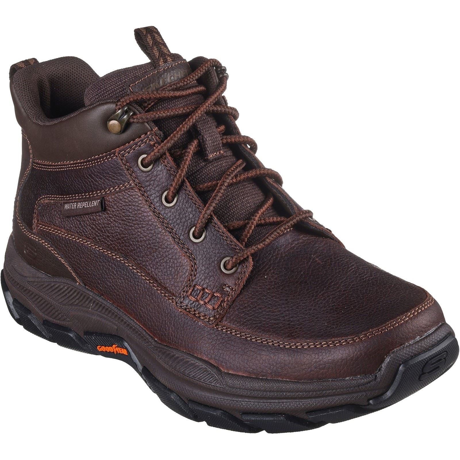 Skechers Respected Boswell Chaussures De Randonnée Synthétiques Pour Hommes, Rouge/marron