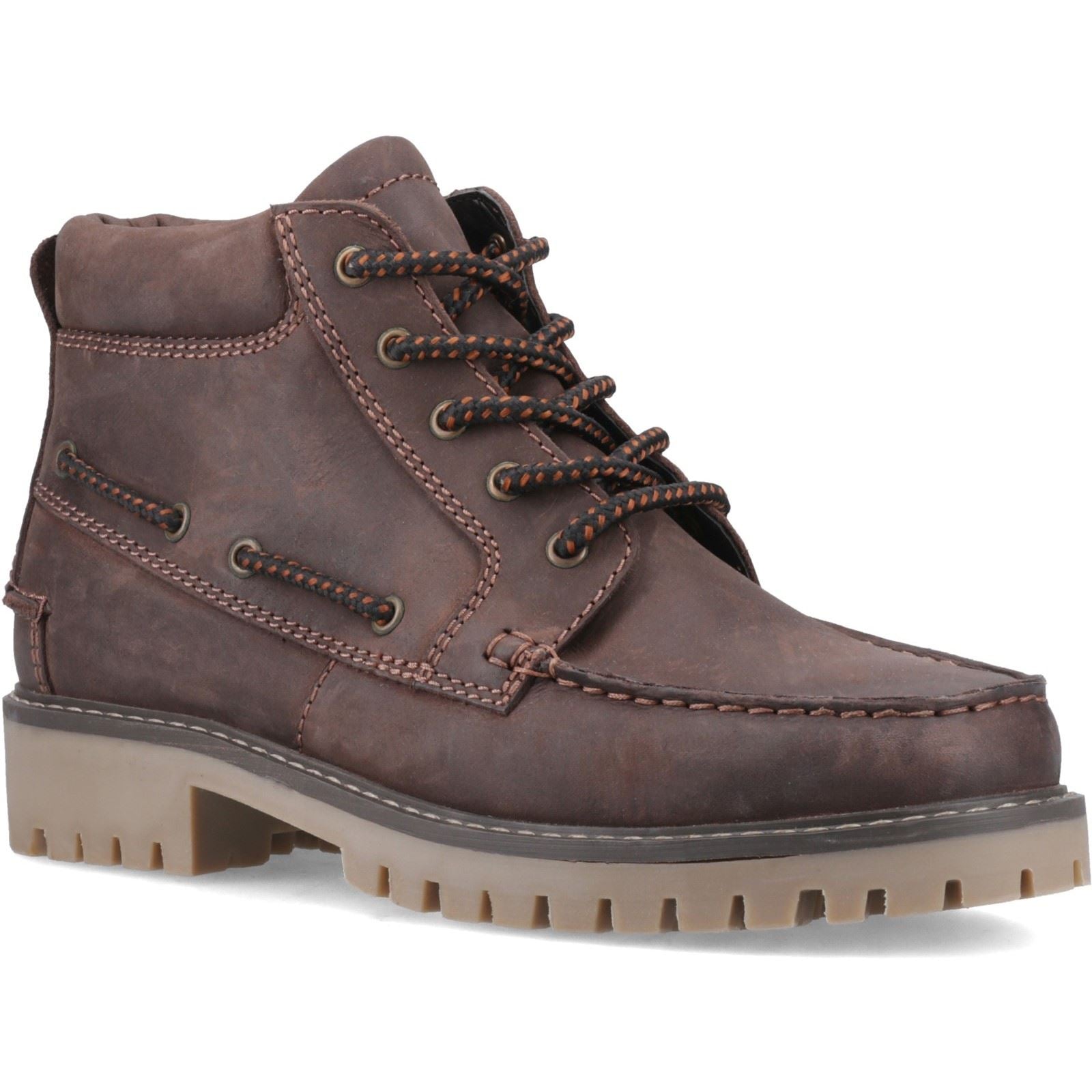 Sperry Baltimore Bottines En Cuir Pour Hommes Marron