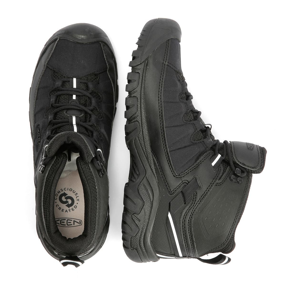 Keen Targhee EXP MID Waterproof Baskets Noires Pour Hommes