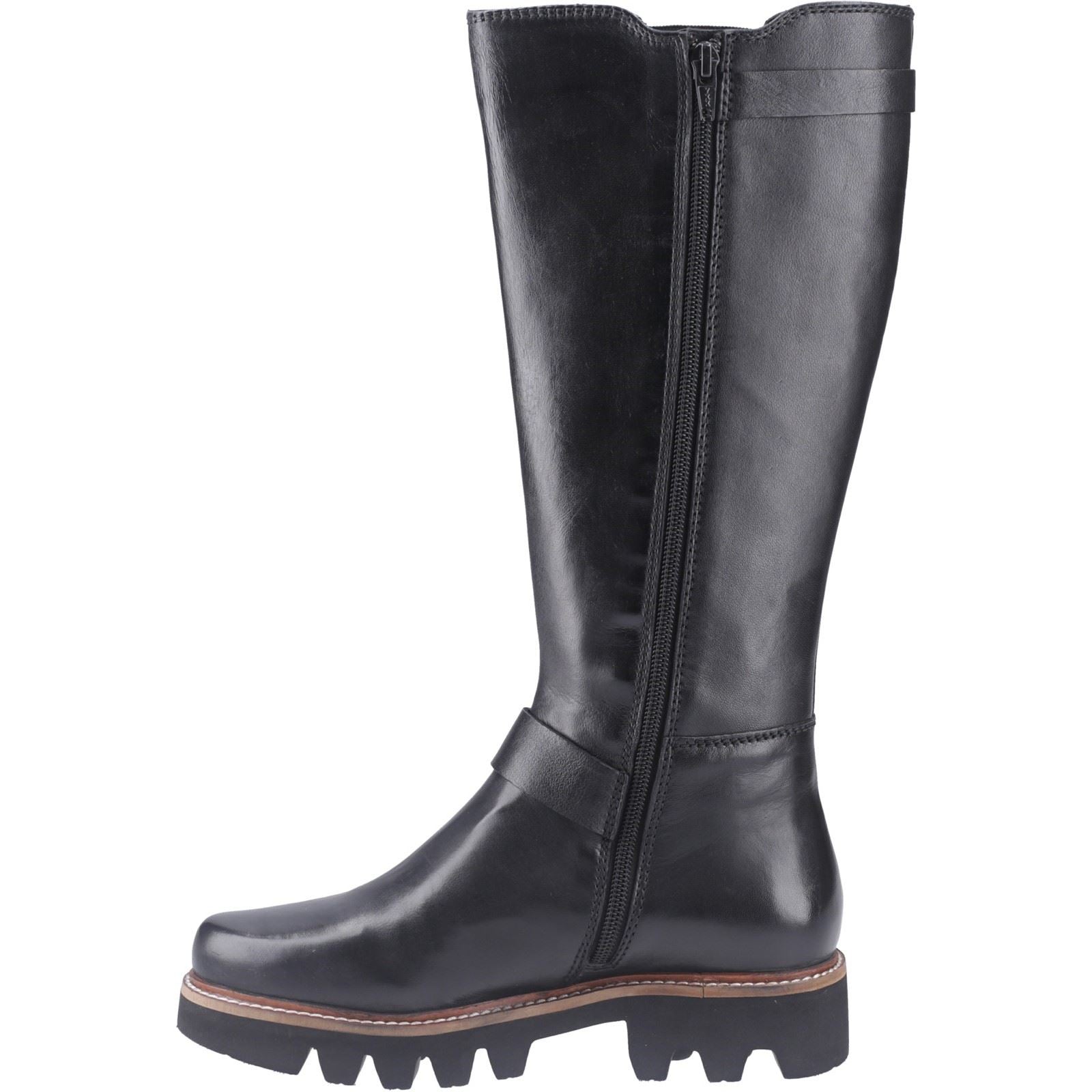 Pod Aleena Bottes Noires Pour Femmes En Simili Cuir