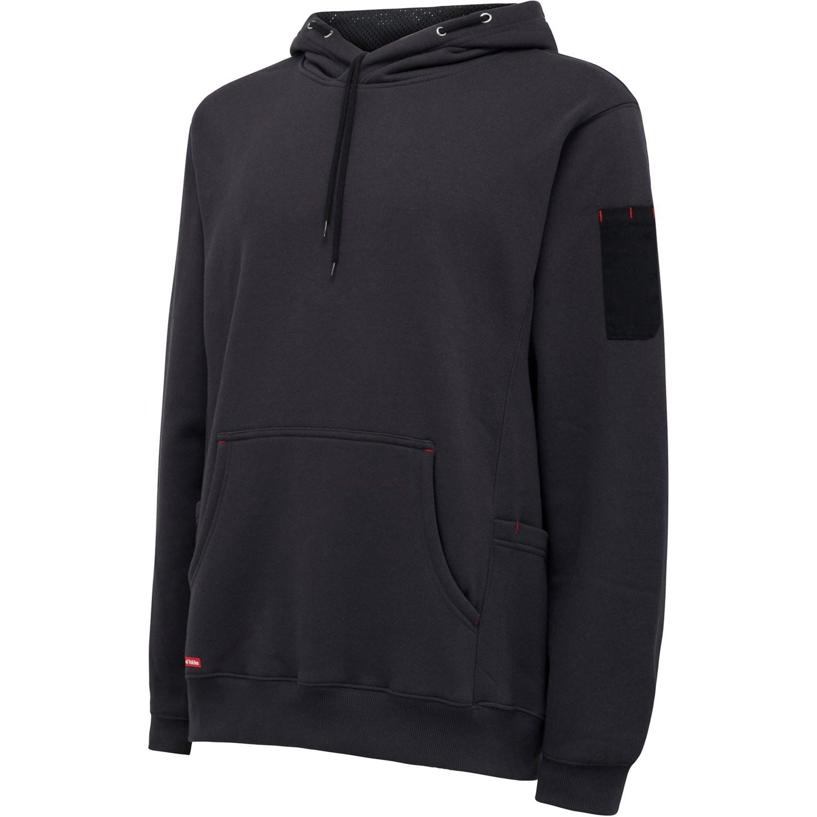 Hard Yakka Brushed Fleece Sweat À Capuche Gris En Polyester Pour Homme
