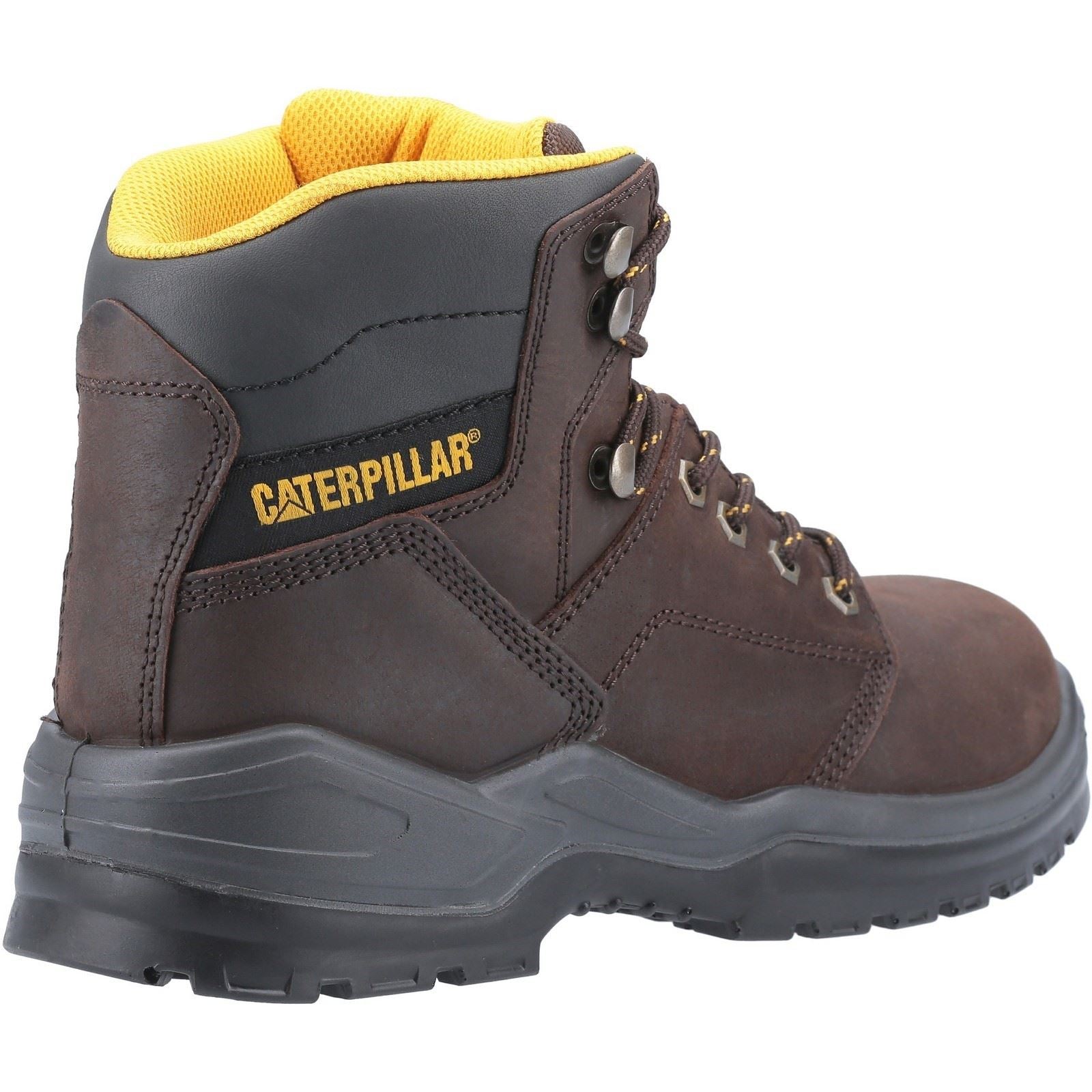 Caterpillar  Bottes De Sécurité En Cuir Marron Striver