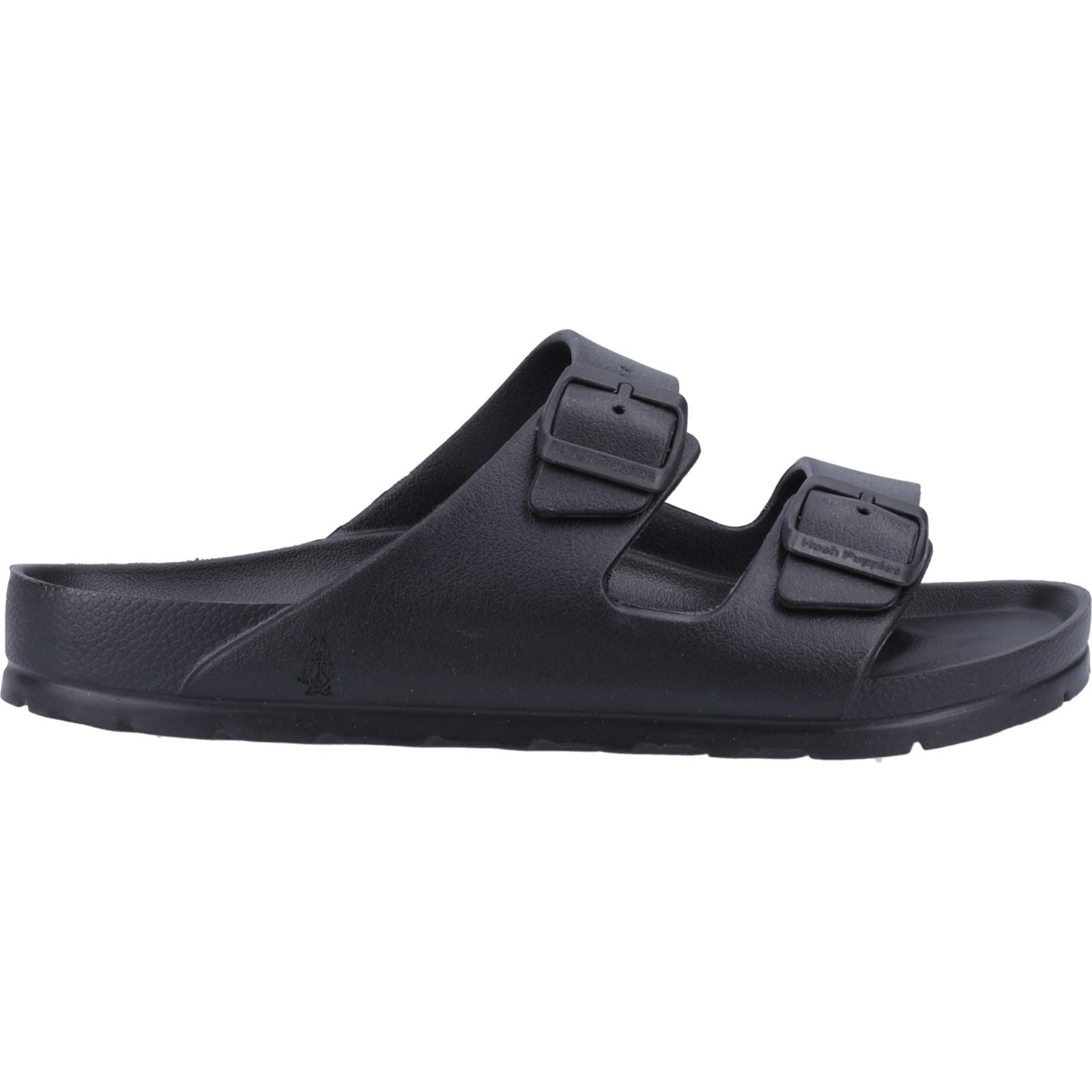 Hush Puppies Lenny Sandales Noires Pour Hommes Eva