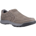 Hush Puppies Jasper Chaussures Mocassins En Nubuck Gris Pour Hommes