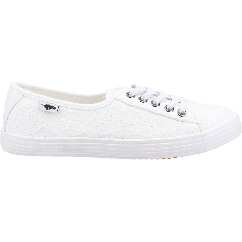 Rocket Dog Chow Chow Sneakers Blancs En Coton Pour Femmes