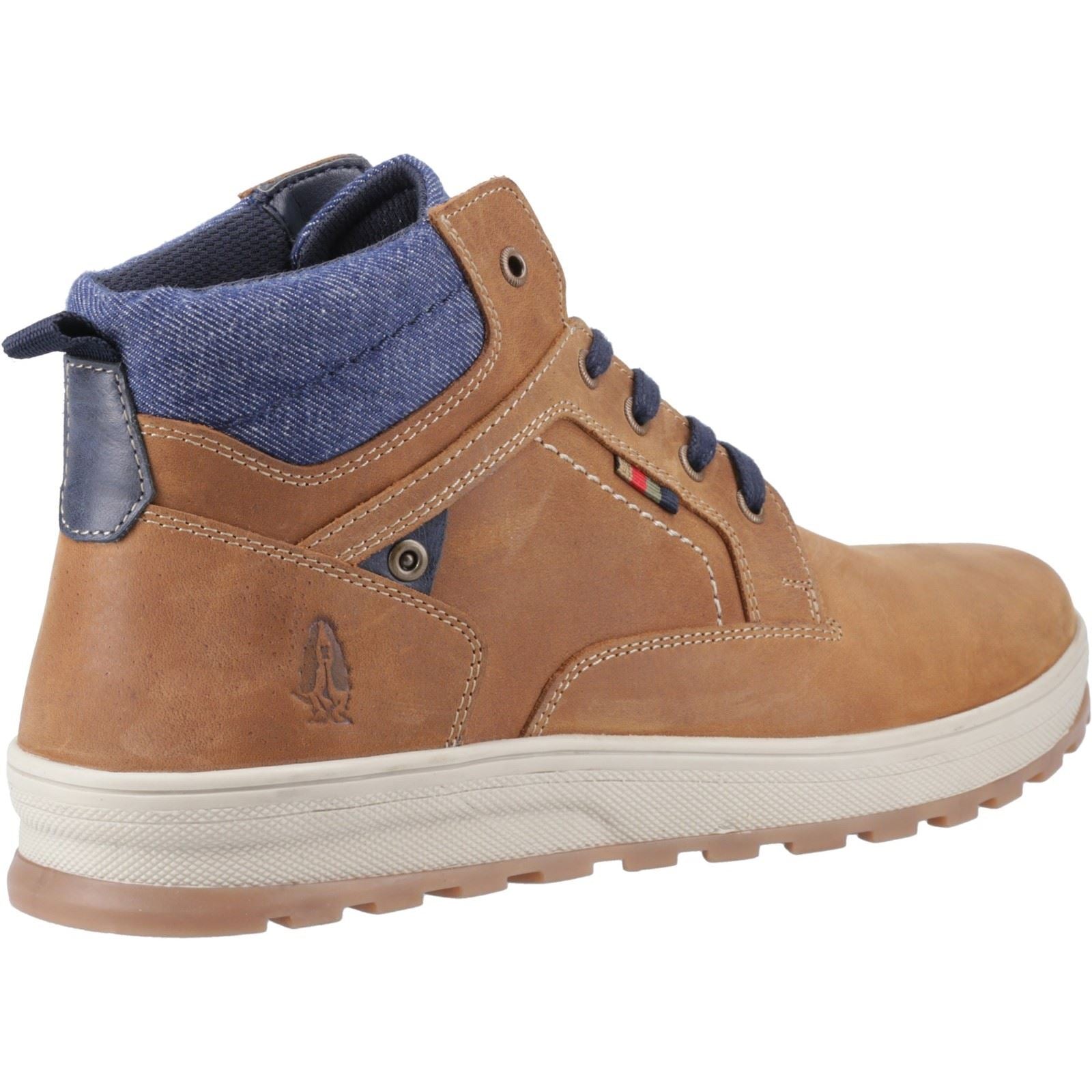 Hush Puppies Caleb Bottes En Cuir Marron Pour Homme
