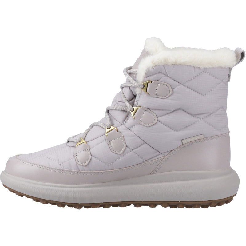 Helly Hansen Sport Willetta 2 Mid Bottes Mi-mollet D'hiver En Cuir Gris Doux Pour Femmes