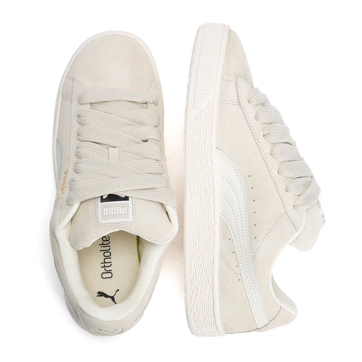 Puma Suede XL Baskets Grises Pour Hommes En Suede