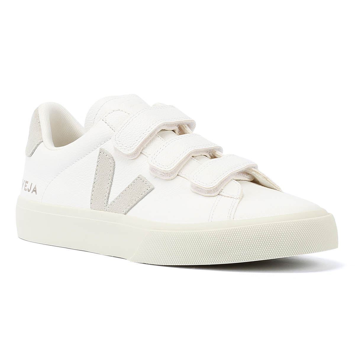 Veja Recife Baskets En Cuir Blanc/Naturel Pour Femmes