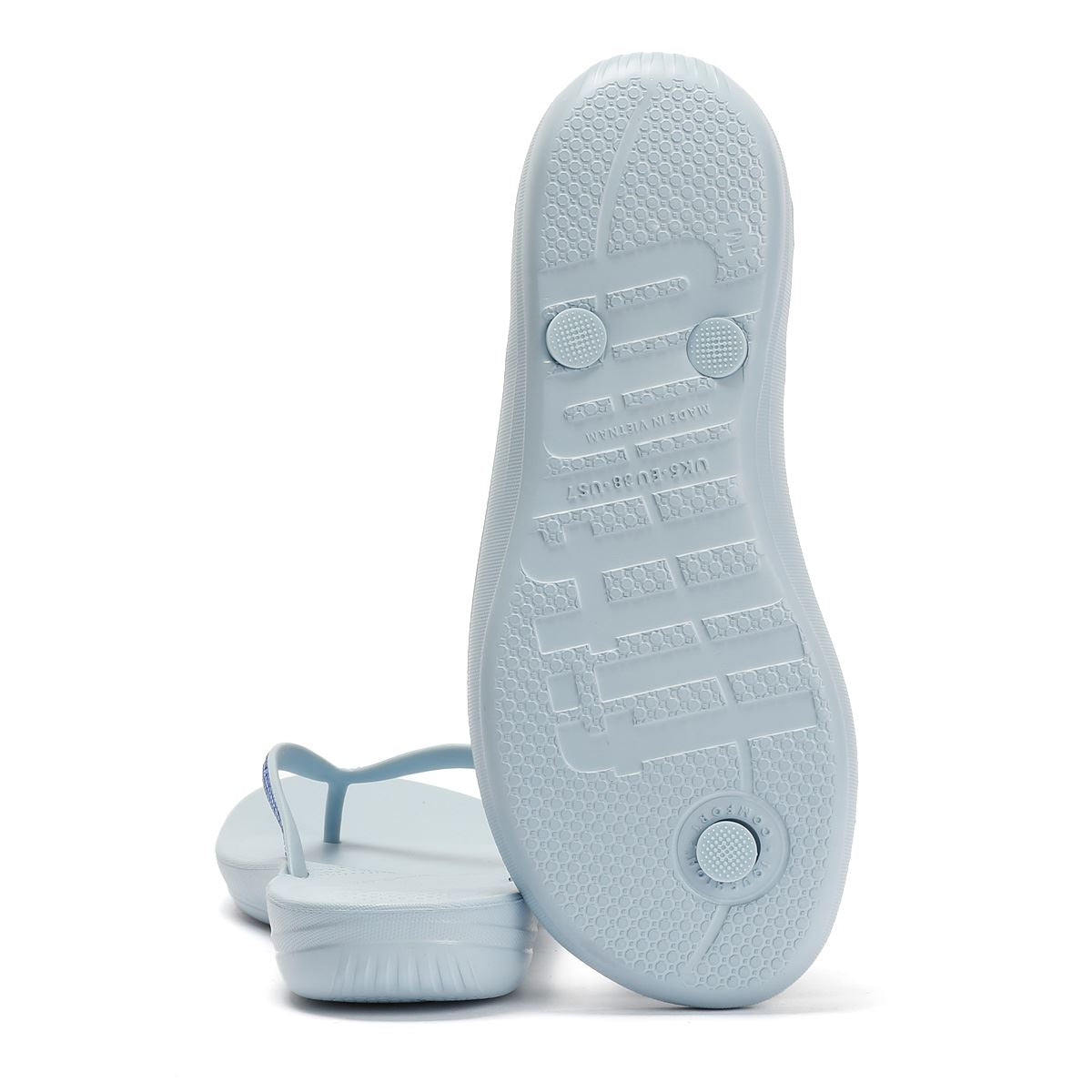 FitFlop Iqushion Sparkle Tongs Bleues Pour Femmes