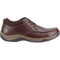 Hush Puppies Derek Chaussures Pour Hommes En Cuir À Lacets Couleur Café