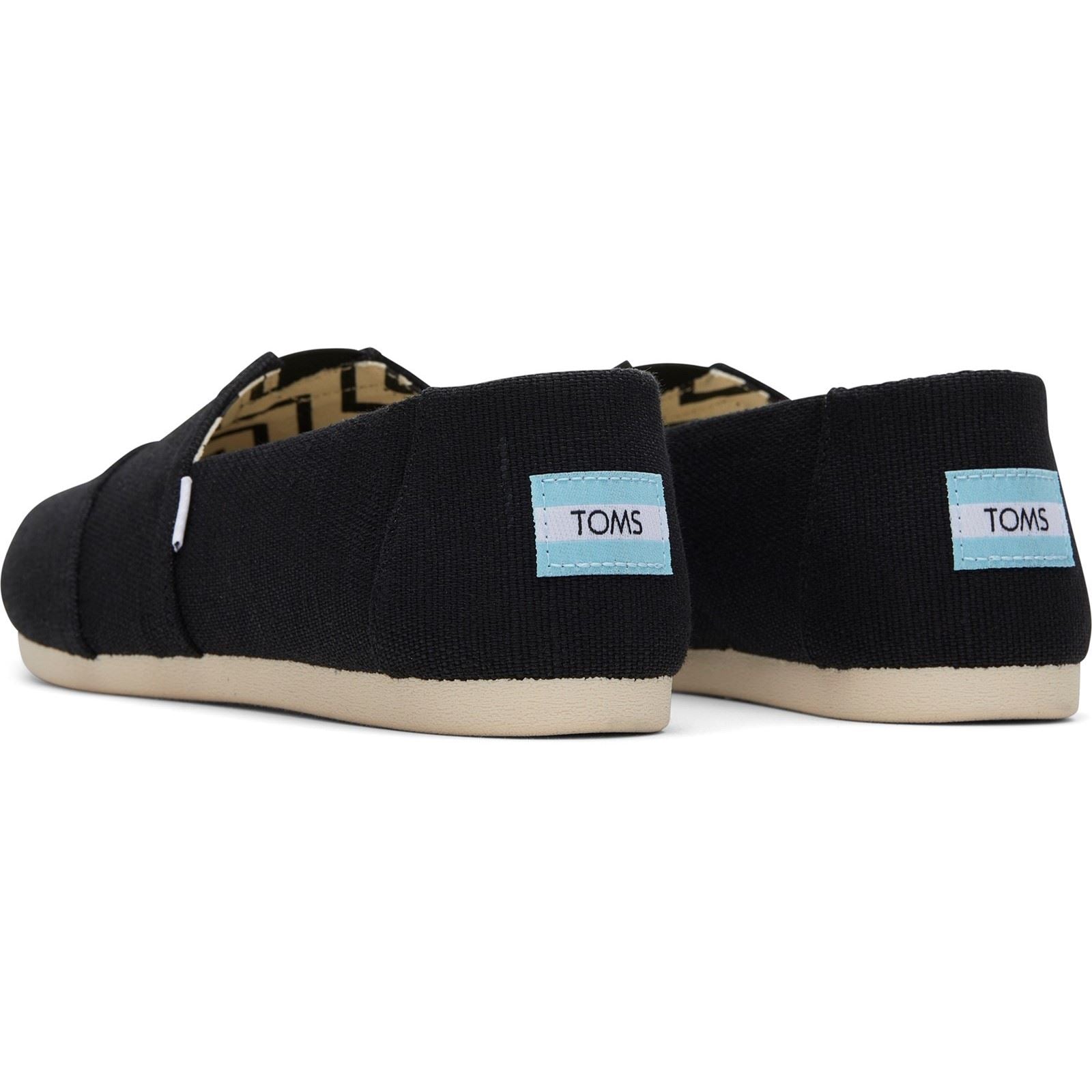 TOMS Alpargata Classic Espadrilles Noires En Coton Pour Femmes