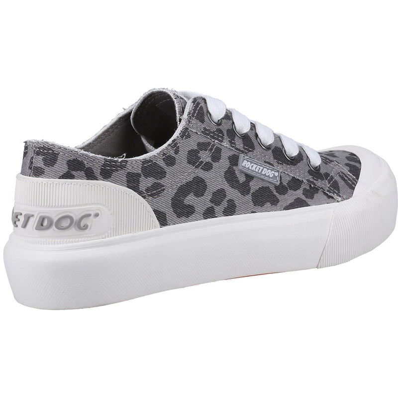 Rocket Dog Jazzin Plus Ames Baskets En Coton Pour Femmes, Gris