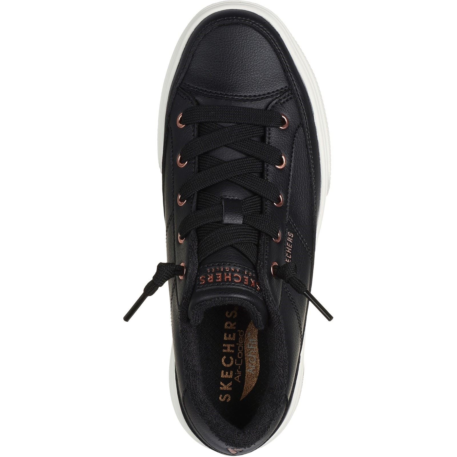 Skechers Arch Fit Arcade On My Way Sneakers Noires Pour Femmes En Synthétique