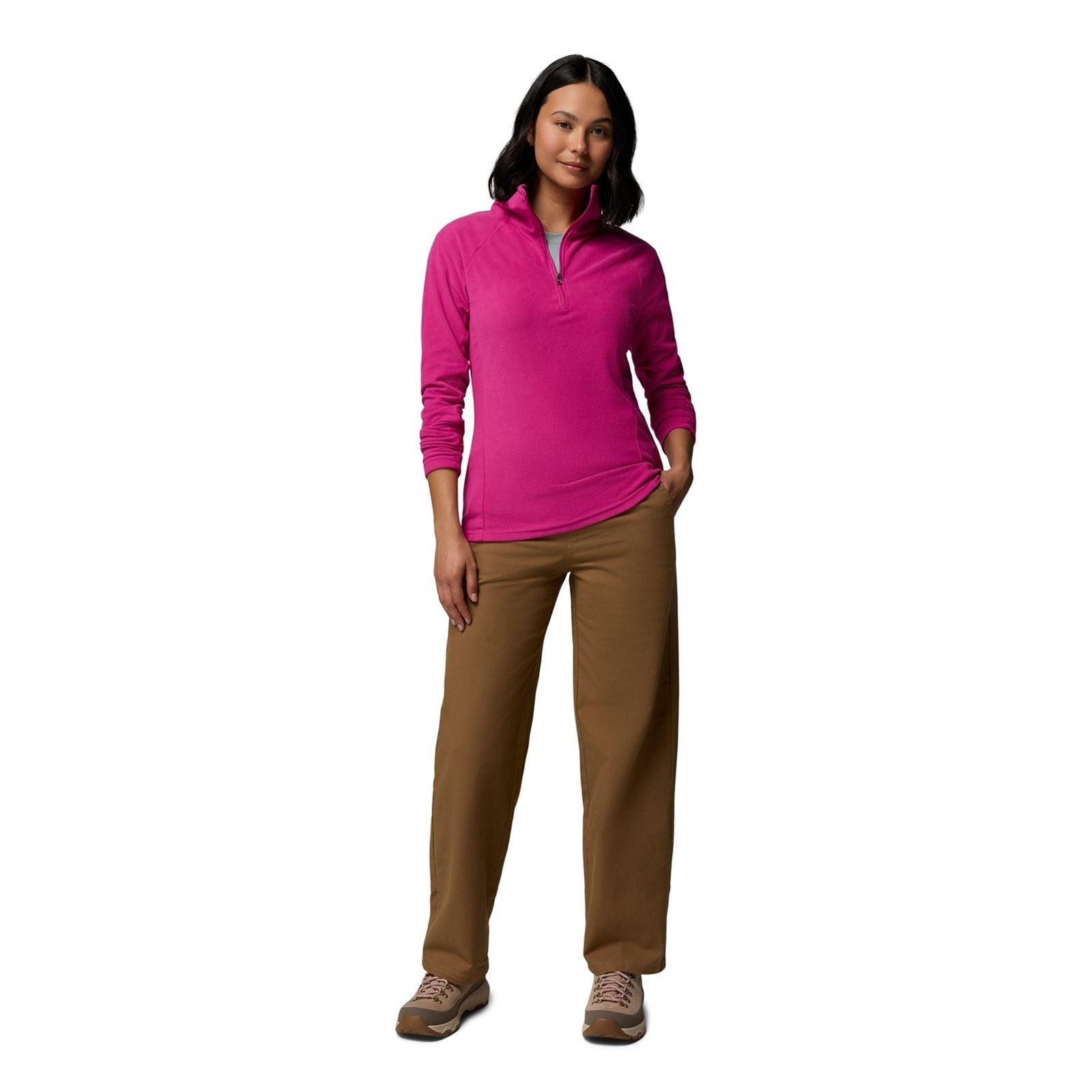 Columbia Glacial IV 1/2 Zip Vestes Polaires Pour Femmes En Violet