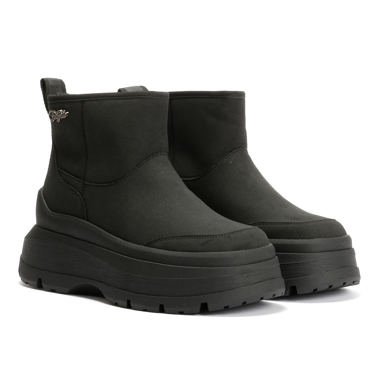 Buffalo Olympia Pull On LO Warm Bottes Noires Pour Femmes